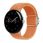Per Google Pixel Watch/Watch 2 cinturino con fibbia magnetica in nylon (arancione)