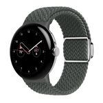 Per Google Pixel Watch/Watch 2 cinturino con fibbia magnetica in nylon (grigio siderale)