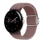 Per Google Pixel Watch/Watch 2 cinturino con fibbia magnetica con anello in nylon (viola fumo)
