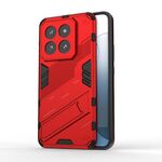 Per Xiaomi 14 Pro 5G Punk Armor 2 in 1 PC + custodia per telefono TPU con supporto (rosso)