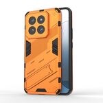 Per Xiaomi 14 Pro 5G Punk Armor 2 in 1 PC + custodia per telefono TPU con supporto (arancione)