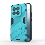 Per Xiaomi 14 Pro 5G Punk Armor 2 in 1 PC + custodia per telefono TPU con supporto (blu)