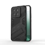 Per Xiaomi 14 5G Punk Armor 2 in 1 PC + custodia per telefono TPU con supporto (nero)