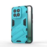 Per Xiaomi 14 5G Punk Armor 2 in 1 PC + custodia per telefono TPU con supporto (blu)