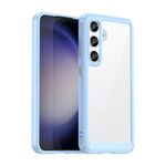 Per Samsung Galaxy S24+ 5G Serie colorata in acrilico + custodia per telefono in TPU (blu)