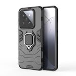 Per Xiaomi 14 Pro Custodia antiurto per PC + supporto in TPU (nera)
