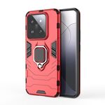 Per Xiaomi 14 Pro Custodia antiurto per PC + supporto in TPU (rossa)