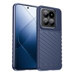 Custodia morbida in TPU antiurto Thunderbolt per Xiaomi 14 Pro (blu)