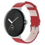 Per cinturino in pelle Google Pixel Watch 2/Pixel Watch (rosso)