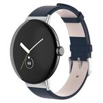 Per cinturino in pelle Google Pixel Watch 2/Pixel Watch (blu scuro)