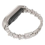 Per Xiaomi Mi Band 7 cinturino per orologio in metallo con diamanti con orsetto carino (colore Starlight)