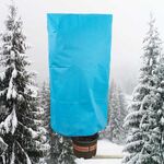 Borsa protettiva per piante invernali con copertura antigelo per albero in tessuto non tessuto, dimensioni: 80 x 100 cm (blu)