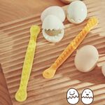 2 pezzi/set taglierina per uova in pizzo, stampi per uova fai da te, strumenti per preparare insalate da cucina