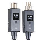 Sistema wireless per microfono MTU-002 Trasmettitore e ricevitore UHF DSP Mic/Line Due modalità