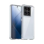 Per Xiaomi 14 Pro Custodia per telefono ibrida in TPU acrilico serie colorata (trasparente)