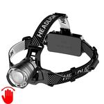 V103 P50 Lampada frontale con zoom retrattile per esterni Faro impermeabile senza batteria, Stile: Modello con sensore