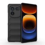 Per vivo iQOO 12 Pro 5G Magic Shield TPU + custodia per telefono in flanella (nera)