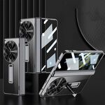Per OPPO Find N3 / OnePlus Open GKK Custodia per telefono antiurto con cerniera magnetica integrata (nero)