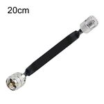 Cavo coassiale RF piatto passante per finestra/porta Prolunga coassiale RF UHF 50 Ohm, lunghezza: 20 cm (maschio a femmina)