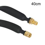 Antenna RP-SMA maschio-femmina in fibra di vetro Cavo adattatore da parete cavo per finestra piatta (40 cm)