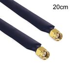Antenna SMA maschio-maschio in fibra di vetro Cavo adattatore da parete cavo per finestra piatta (20 cm)