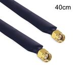 Antenna SMA maschio-maschio in fibra di vetro Cavo adattatore da parete cavo per finestra piatta (40 cm)