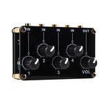 Console mixer passiva portatile a 4 vie con linea stereo (TX400)