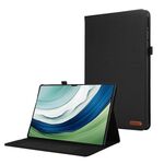 Custodia per tablet in pelle e tessuto per Huawei MatePad Pro 13.2 (nera)