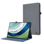 Custodia per tablet in pelle e tessuto per Huawei MatePad Pro 13.2 (blu)