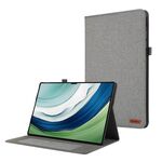 Custodia per tablet in pelle e tessuto per Huawei MatePad Pro 13.2 (grigio)
