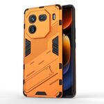 Per vivo iQOO 12 Pro 5G Punk Armor 2 in 1 PC + custodia per telefono in TPU con supporto (arancione)
