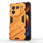 Per vivo iQOO 12 5G Punk Armor 2 in 1 PC + custodia per telefono TPU con supporto (arancione)