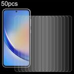 Per Samsung Galaxy A35 Pellicola in vetro temperato 50 pezzi 0,26 mm 9H 2,5D