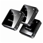 SX39 Per iPhone Microfono wireless lavalier con riduzione del rumore con doppio trasmettitore + ricevitore