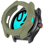 Per Ticwatch Pro 5 Custodia protettiva per orologio in TPU semi-chiusa corazzata (verde)