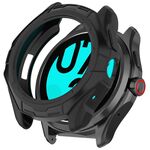 Per Ticwatch Pro 5 Custodia protettiva per orologio in TPU semi-chiusa corazzata (nera)
