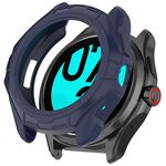 Per Ticwatch Pro 5 Custodia protettiva per orologio in TPU semi-chiusa corazzata (blu)