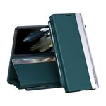 Per OPPO Find N3 Custodia per telefono in pelle ad adsorbimento elettrolitico laterale con slot per penna (verde)