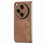 Custodia antiurto per borsa per PC in pelle vintage OPPO Find N3 (marrone)