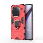 Per vivo iQOO 12 5G Supporto per anello magnetico PC + custodia per telefono TPU (rosso)