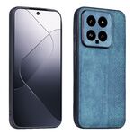Per Xiaomi 14 AZNS Custodia per telefono con sensazione di pelle in rilievo 3D (verde scuro)
