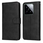 Per Xiaomi 14 Custodia per cellulare in pelle con texture classica in vitello (nera)
