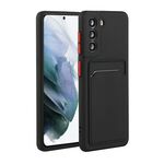 Custodia per telefono in TPU antiurto con slot per scheda Samsung Galaxy S23 FE 5G (nera)