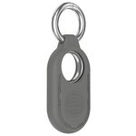 Custodia protettiva in silicone portatile per Samsung Galaxy SmartTag 2 Location Tracker (grigio scuro)