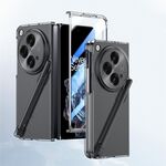 Custodia per PC integrata Skin Feel per OPPO Find N3 con penna/scatola portapenne (trasparente)
