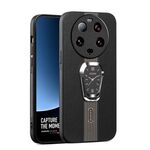 Per Xiaomi 13 Custodia per telefono posteriore in pelle ultra magnetica Litchi con supporto (nero)