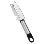 Coltello da cucina multifunzionale in acciaio inossidabile per uso domestico, raschietto per frutta e verdura (manico in ebano)