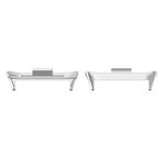 Per Redmi Watch 4 1 paio di connettori per cinturino in metallo in acciaio inossidabile da 20 mm (argento)