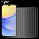 Per Samsung Galaxy A15 5G Pellicola in vetro temperato 50 pezzi 0,26 mm 9H 2,5D