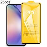 Per Samsung Galaxy A55 25 pezzi 9D Pellicola in vetro temperato con schermo a colla completa